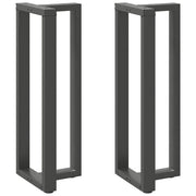 Bar Table Legs 2 pcs T-shaped 40x35x(110-111) cm Steel Anthracite