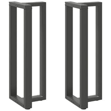 Bartafelpoten 2 st T-vormig 40x35x(111-112) cm staal antraciet