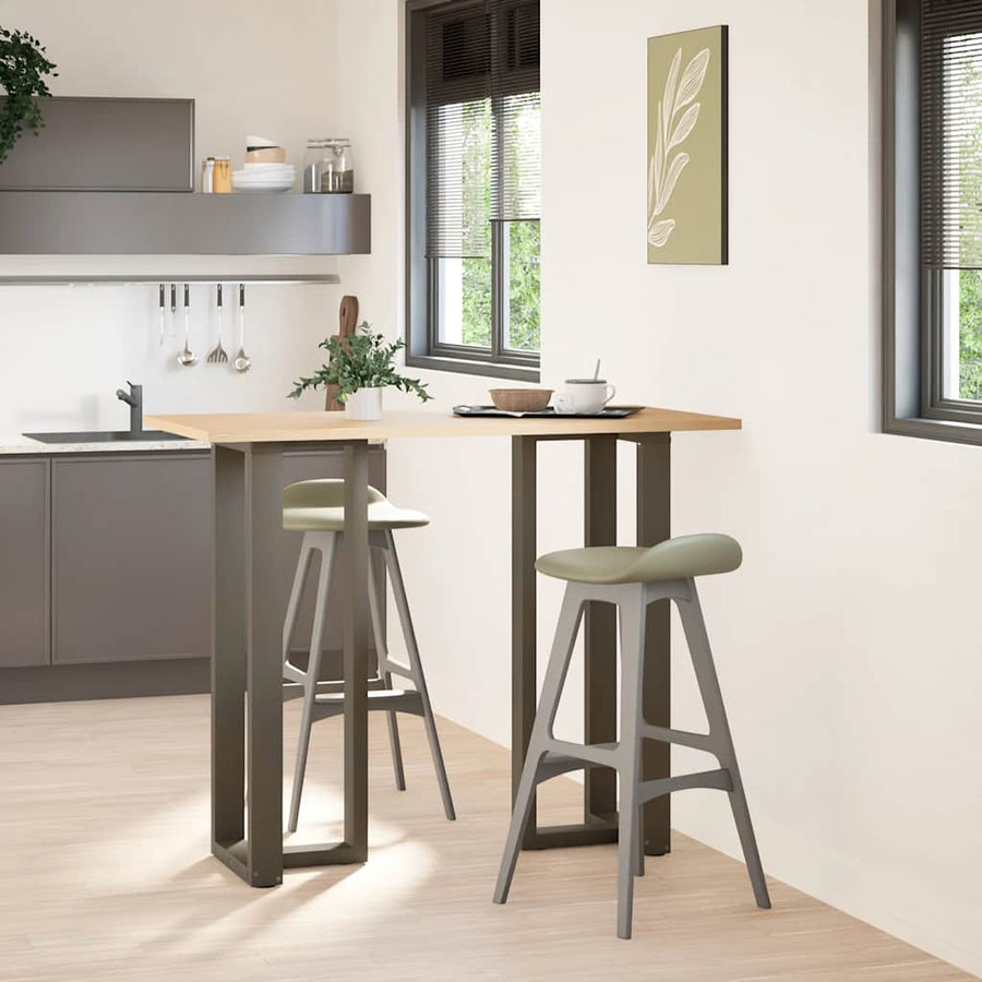 Bartafelpoten T-Vormig Staal Naturel 40 x 35 x (110-111) cm