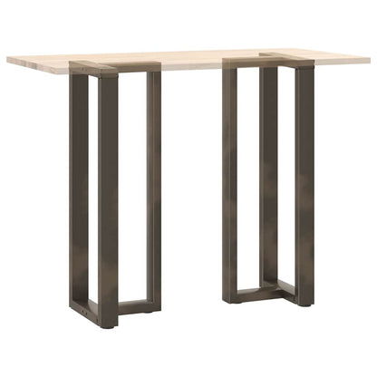 Bartafelpoten T-Vormig Staal Naturel 40 x 35 x (110-111) cm