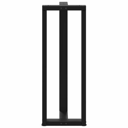 Bartafelpoten 2 st T-vormig 50x35x(111-112) cm staal zwart