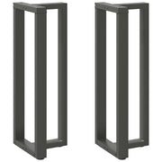 Bar table legs 2 pcs T-shaped 50x35x(110-111) cm steel anthracite