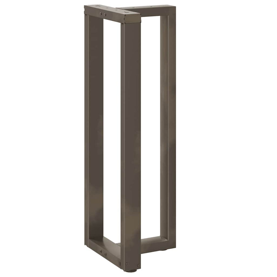 Bartafelpoten 2 St T-Vormig Staal Naturel 50 x 35 x (110-111) cm