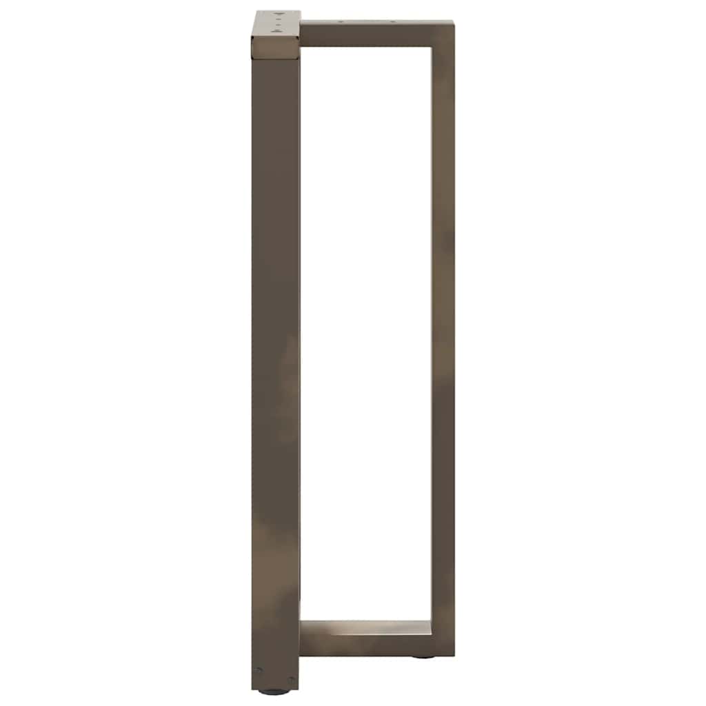 Bartafelpoten 2 St T-Vormig Staal Naturel 50 x 35 x (110-111) cm