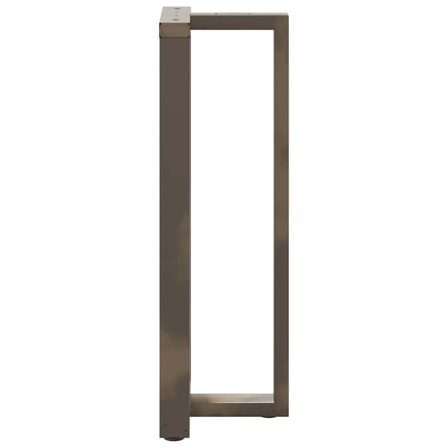 Bartafelpoten 2 St T-Vormig Staal Naturel 50 x 35 x (110-111) cm