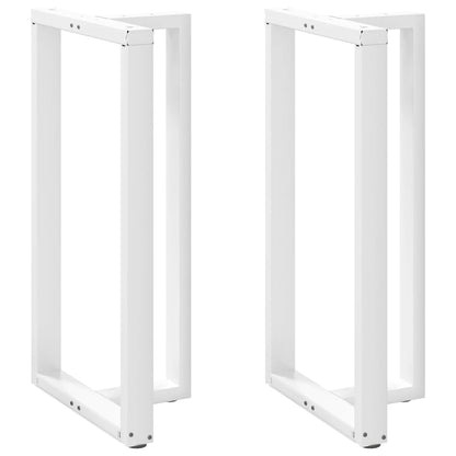 Bartafelpoten 2 st T-vormig 60x35x(111-112) cm staal wit