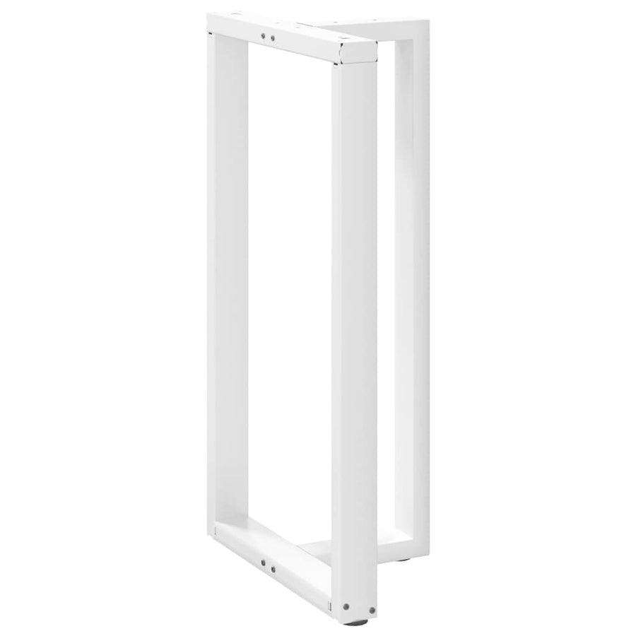 Bartafelpoten 2 st T-vormig 60x35x(111-112) cm staal wit