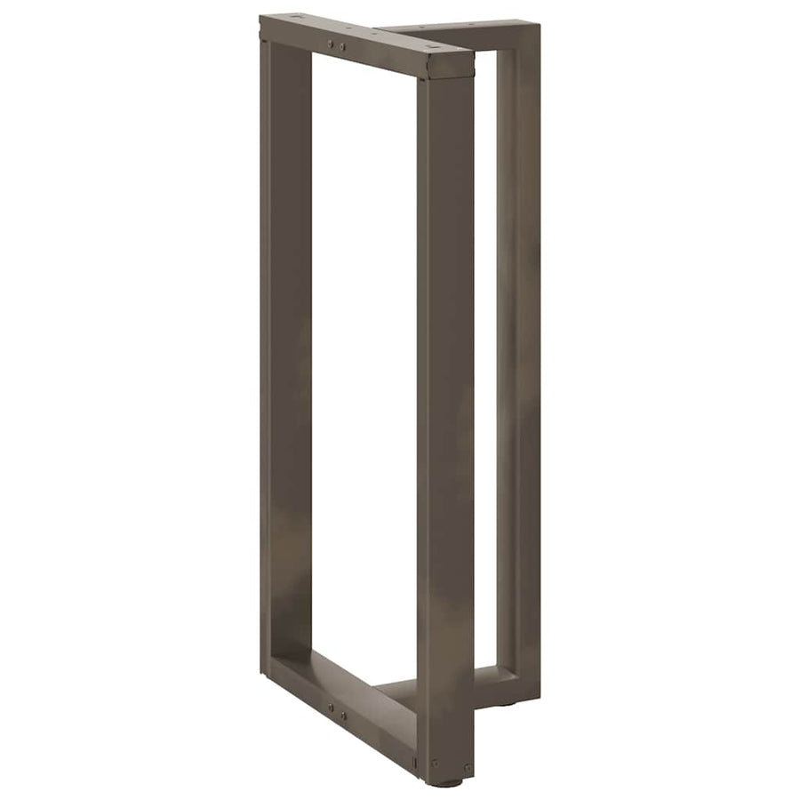Bartafelpoten 2 St T-Vormig Staal Naturel 60 x 35 x (110-111) cm