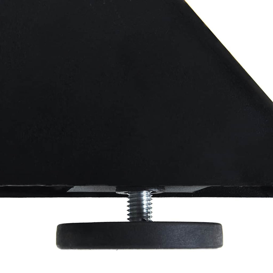 Salontafelpoot spider vorm 98x58x(42-43) cm staal zwart