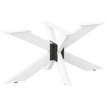 Salontafelpoot spider vorm 98x58x(42-43) cm staal wit
