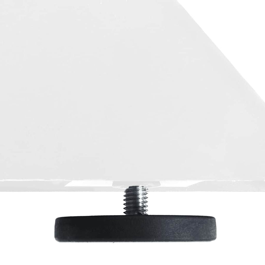 Salontafelpoot spider vorm 98x58x(42-43) cm staal wit