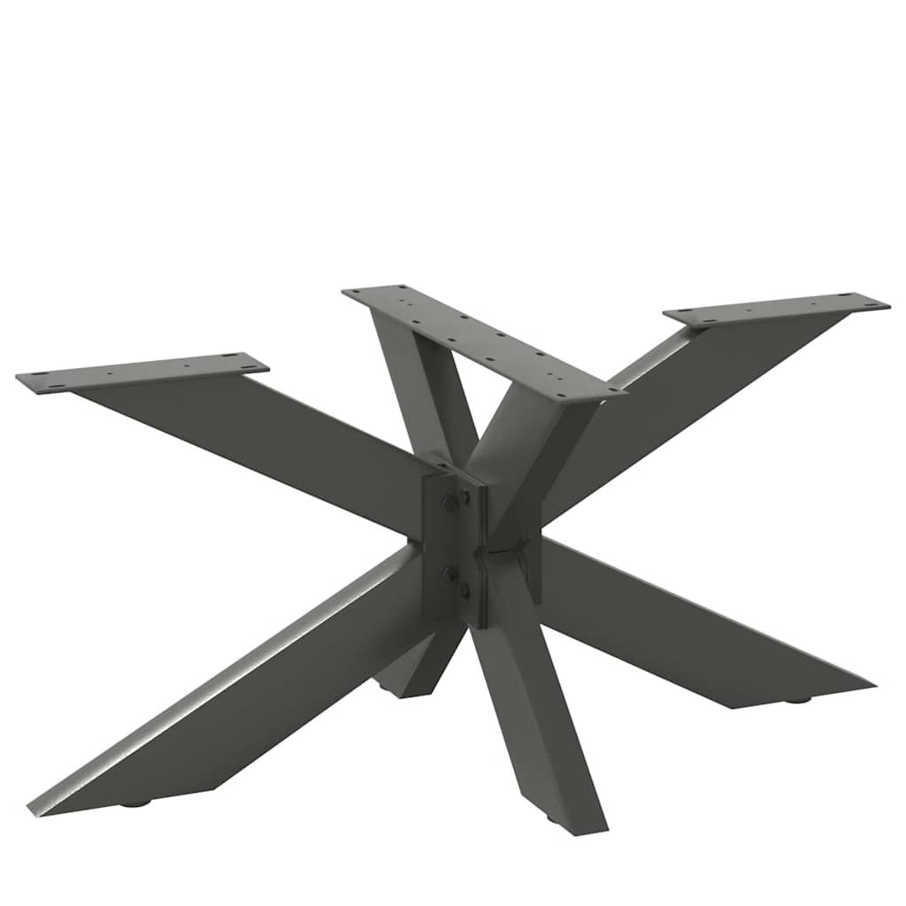 Salontafelpoot spider vorm 98x58x(42-43) cm staal antraciet