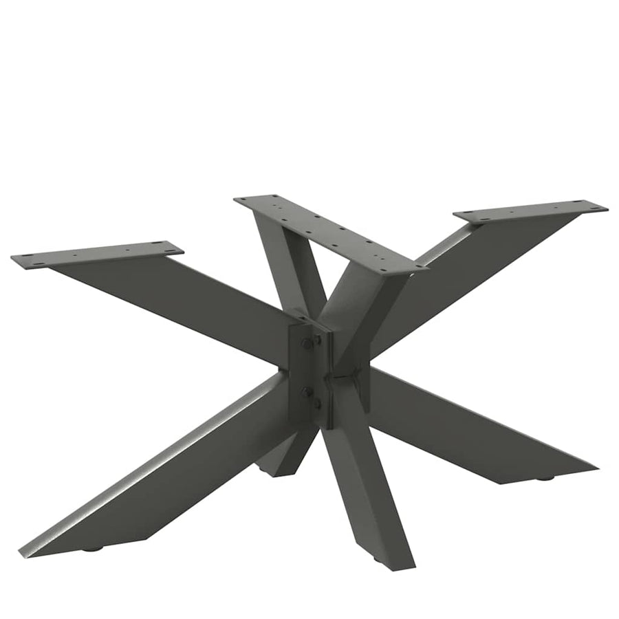 Salontafelpoot spider vorm 98x58x(42-43) cm staal antraciet