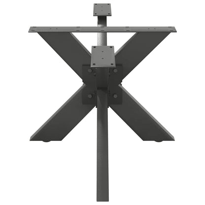 Salontafelpoot spider vorm 98x58x(42-43) cm staal antraciet