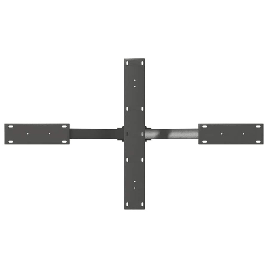 Salontafelpoot spider vorm 98x58x(42-43) cm staal antraciet
