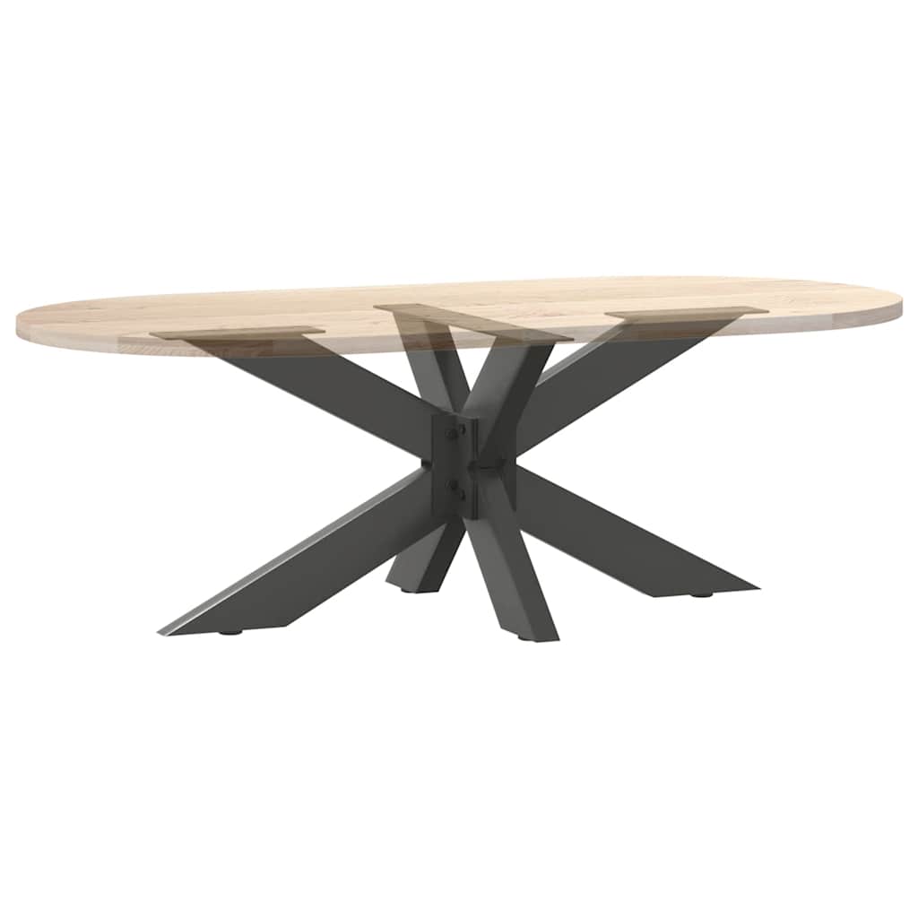Salontafelpoot spider vorm 98x58x(42-43) cm staal antraciet