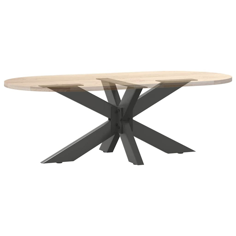 Salontafelpoot spider vorm 98x58x(42-43) cm staal antraciet
