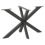 Eettafelpoot spider 120x68x72-73 cm staal antraciet