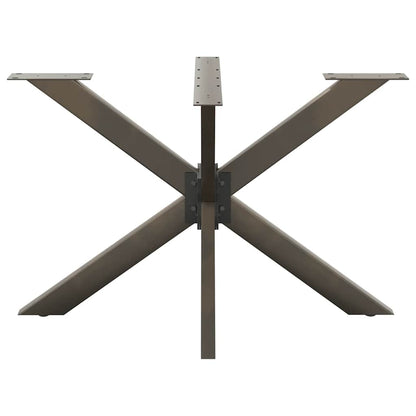Eettafelpoot Spider Vorm Staal 120 x 68 x (72-73) cm Naturel