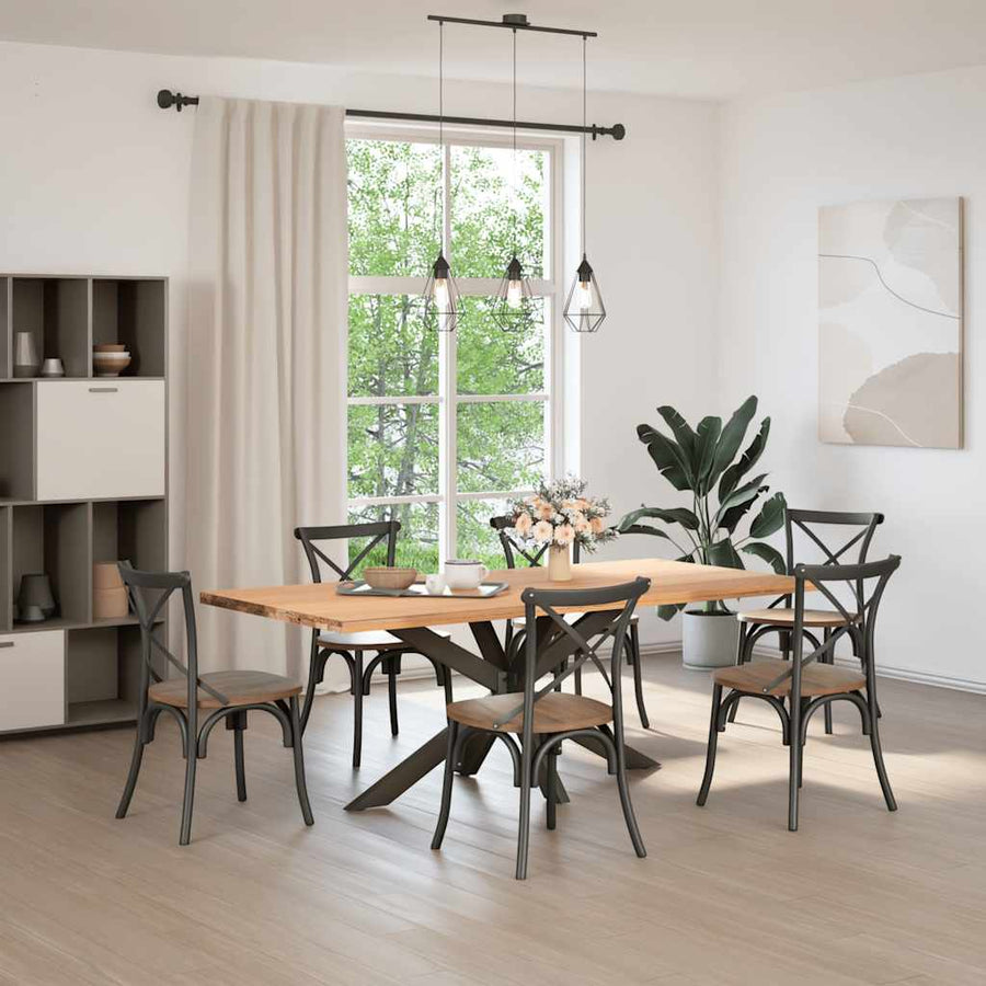 Eettafelpoot Spider Vorm Staal 150 x 78 x (72-73) cm Naturel