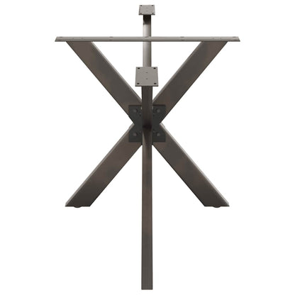 Eettafelpoot Spider Vorm Staal 150 x 78 x (72-73) cm Naturel