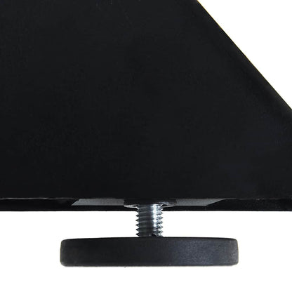 Eettafelpoot spider vorm 85x85x(72-73) cm staal zwart