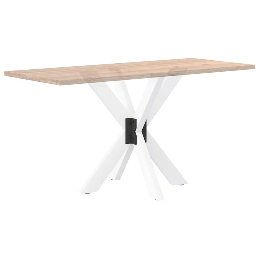 Eettafelpoot spider vorm 85x85x(72-73) cm staal wit