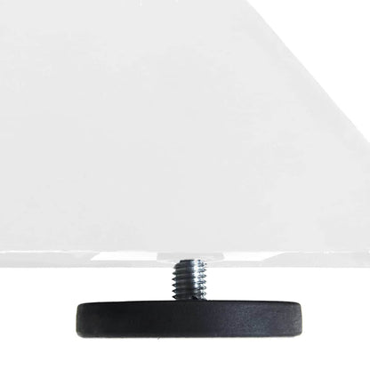 Eettafelpoot spider vorm 85x85x(72-73) cm staal wit