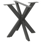 Eettafelpoot spider 85x85x72-73 cm staal antraciet