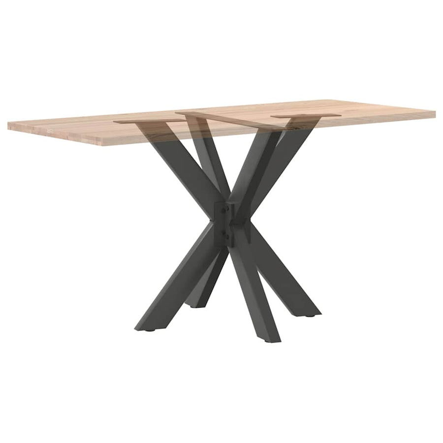 Eettafelpoot spider vorm 85x85x(72-73) cm staal antraciet