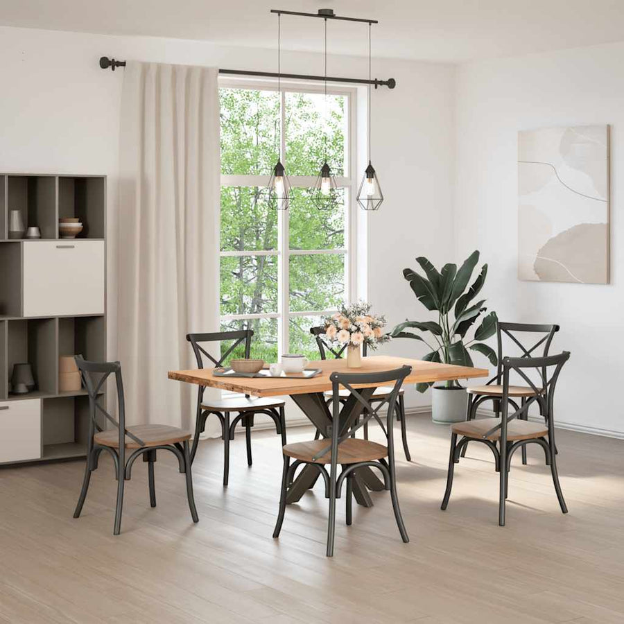 Eettafelpoot Spider Vorm Staal 85 x 85 x (72-73) cm Naturel