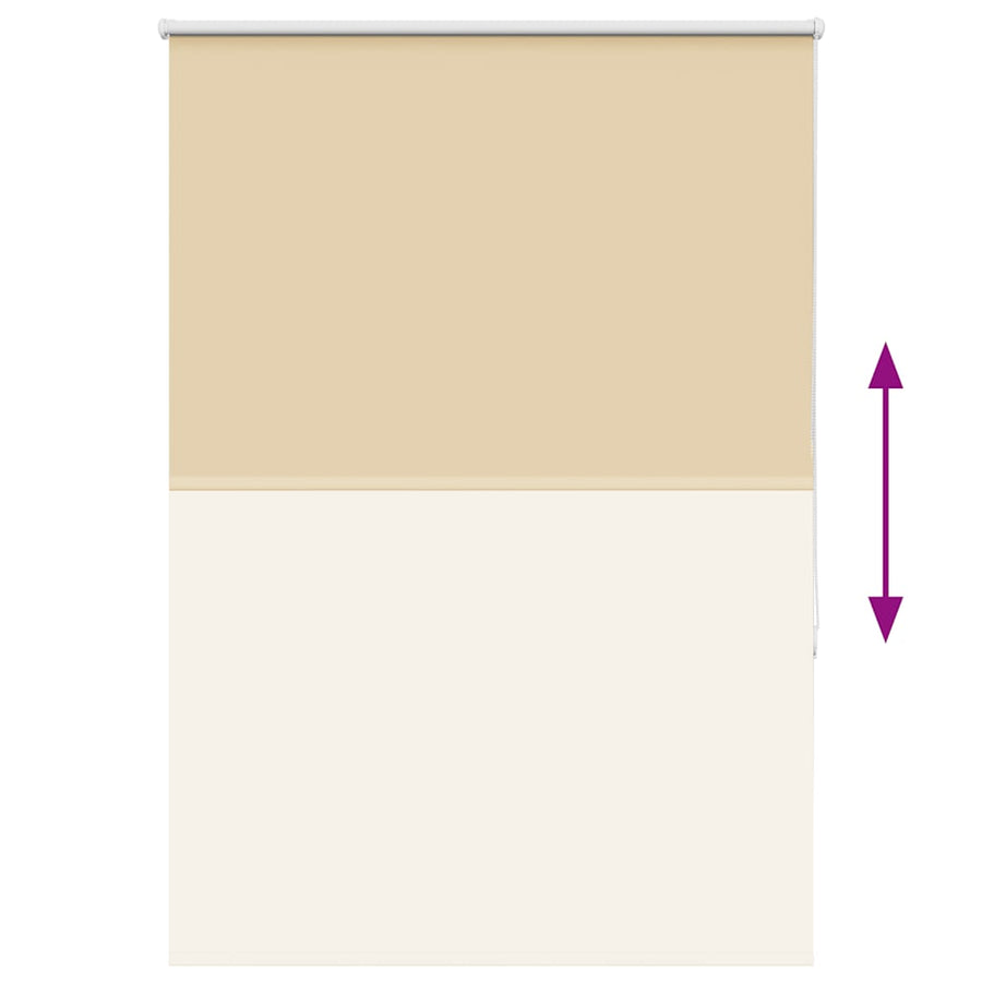 Rolgordijn verduisterend 105x130 cm stofbreedte 100,7 cm beige