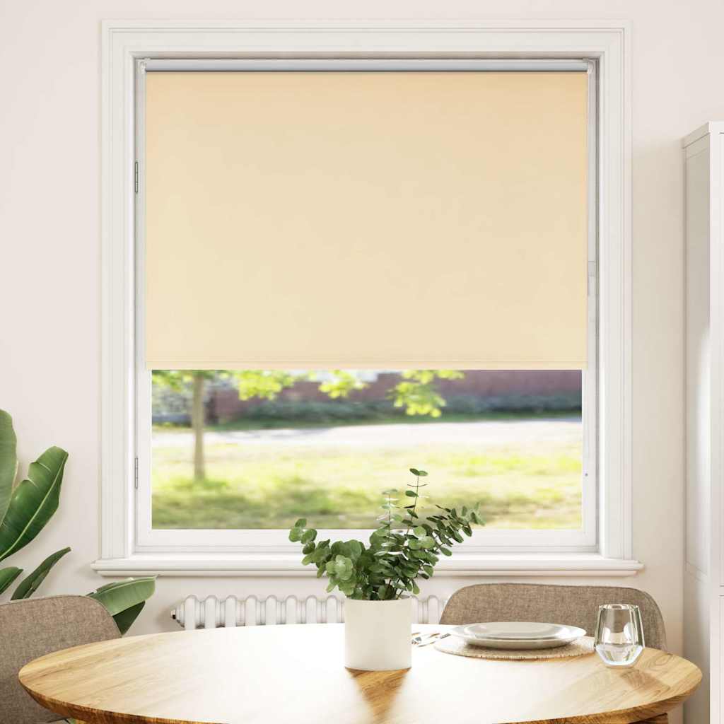 Rolgordijn verduisterend 115x130 cm stofbreedte 110,7 cm beige