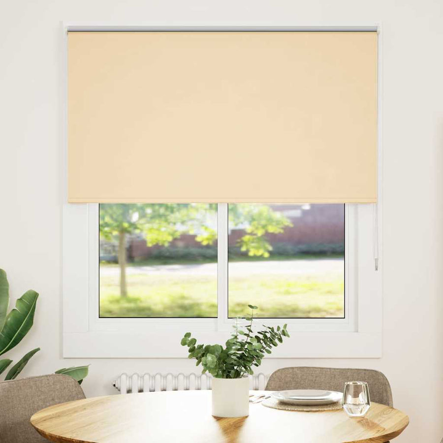 Rolgordijn verduisterend 120x130 cm stofbreedte 116,6 cm beige