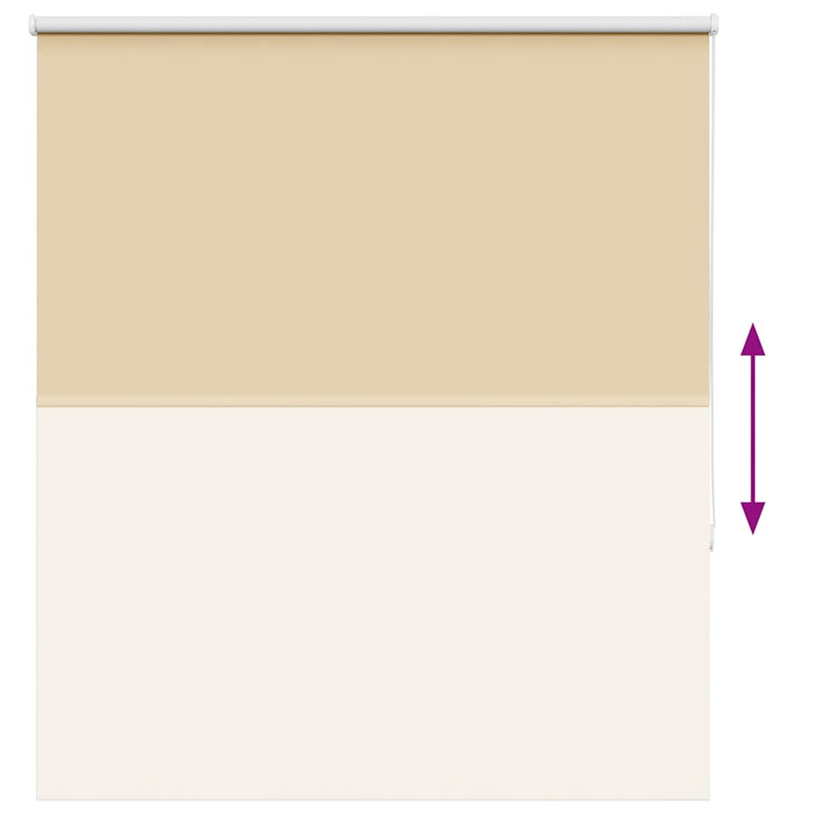 Rolgordijn verduisterend 120x130 cm stofbreedte 116,6 cm beige