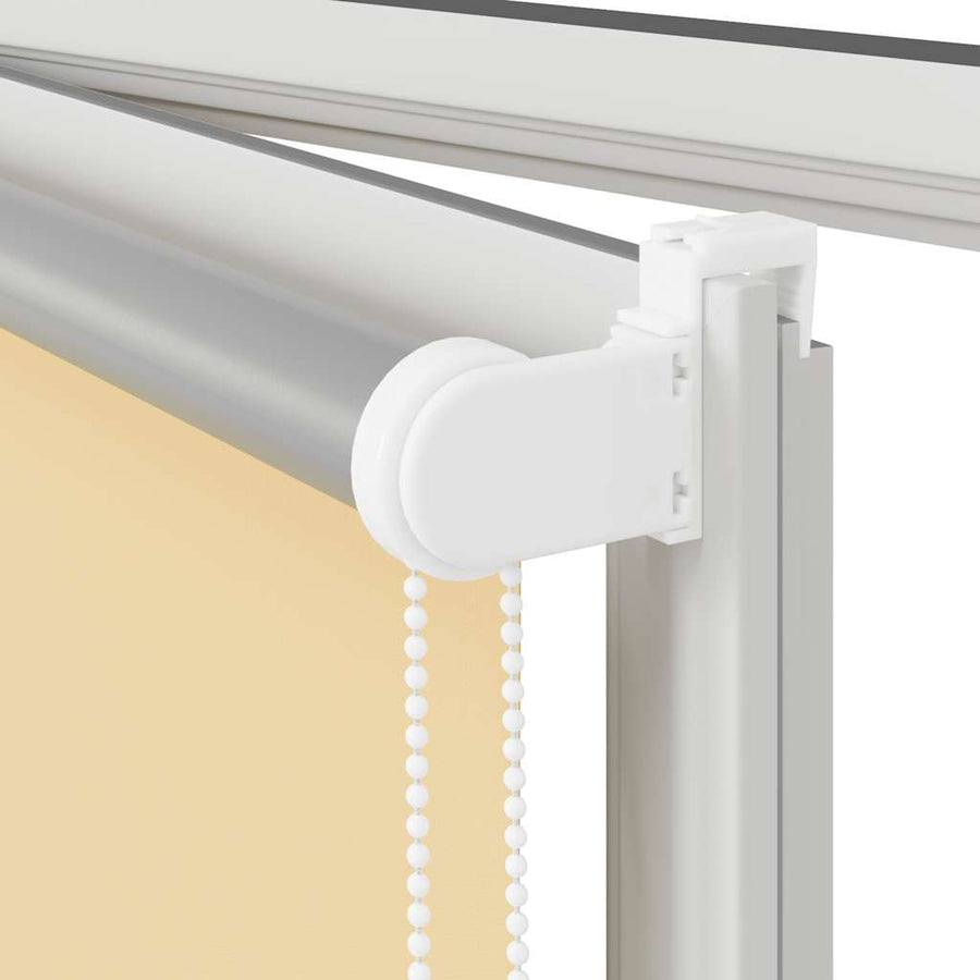 Rolgordijn verduisterend 125x130 cm stofbreedte 121,6 cm beige