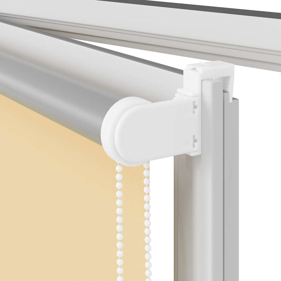 Rolgordijn verduisterend 130x130 cm stofbreedte 126,6 cm beige