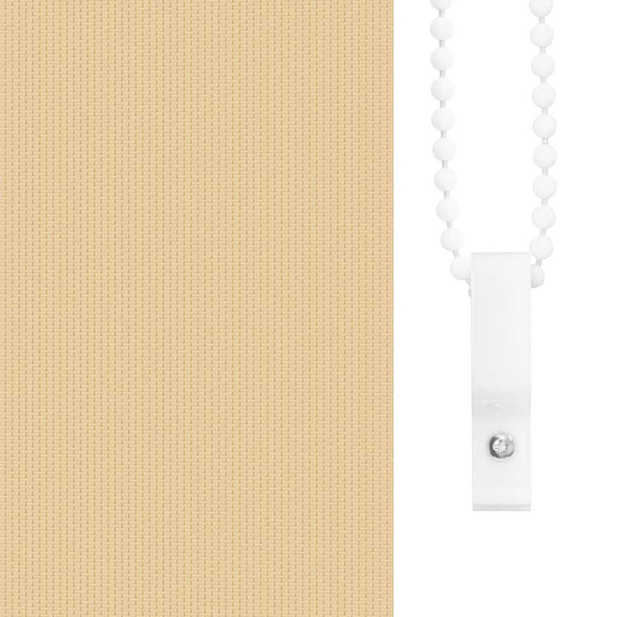 Rolgordijn verduisterend 160x130 cm stofbreedte 156,6 cm beige