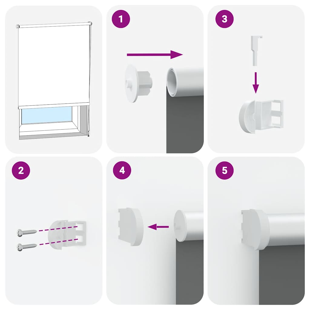 Rolgordijn verduisterend 165x130 cm stofbreedte 161,6 cm beige