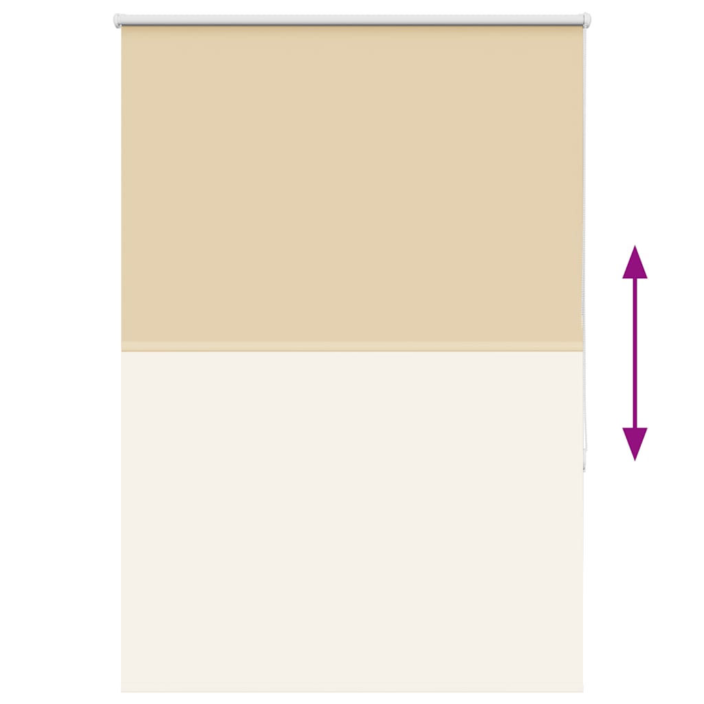 Rolgordijn verduisterend 110x150 cm stofbreedte 105,7 cm beige