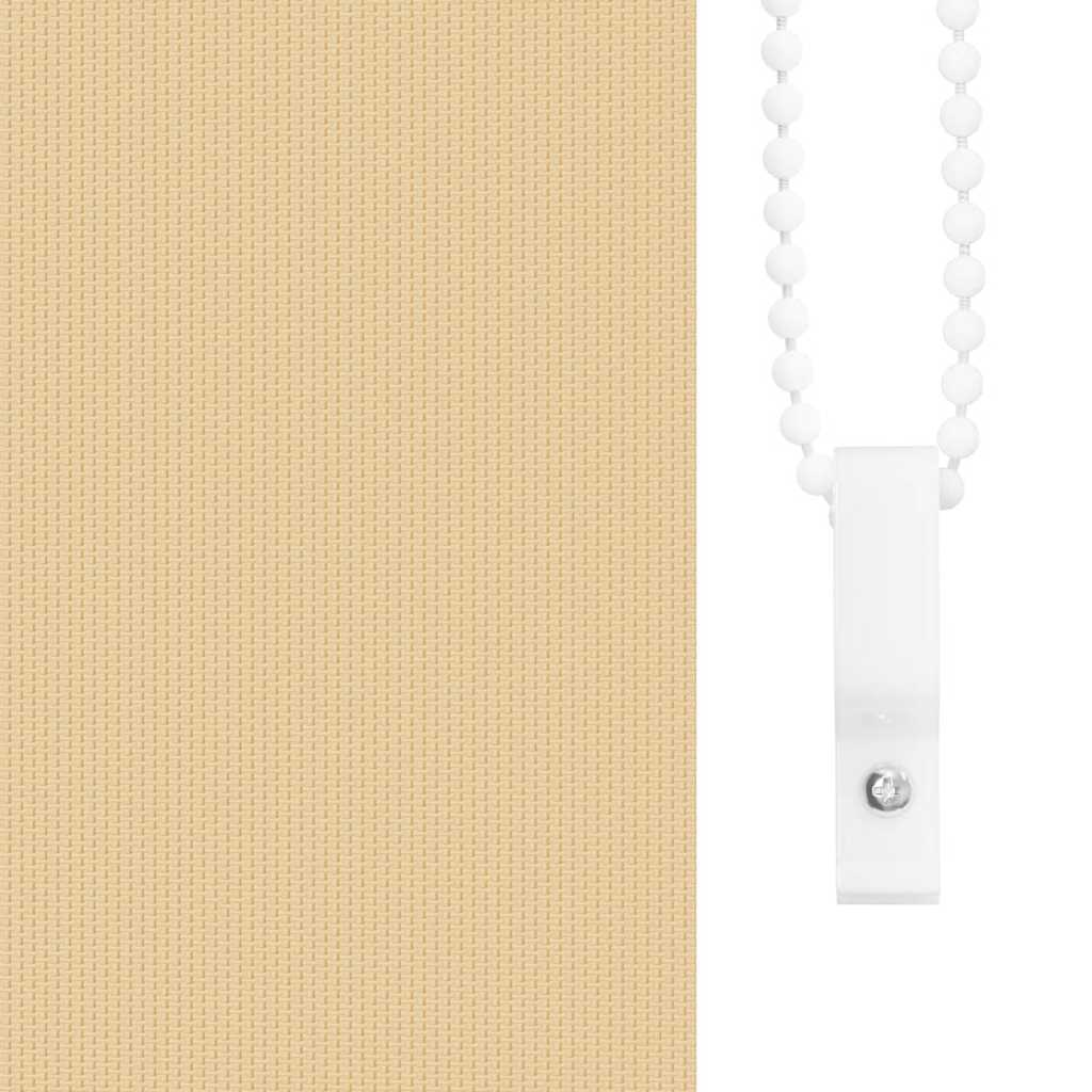 Rolgordijn verduisterend 125x150 cm stofbreedte 121,6 cm beige
