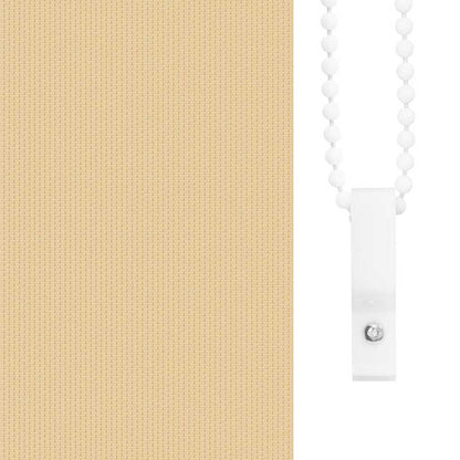 Rolgordijn verduisterend 125x150 cm stofbreedte 121,6 cm beige
