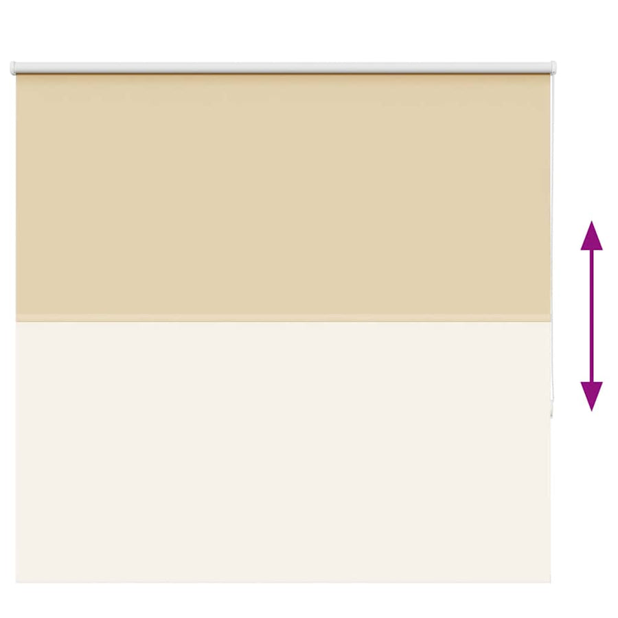 Rolgordijn verduisterend 155x150 cm stofbreedte 151,6 cm beige