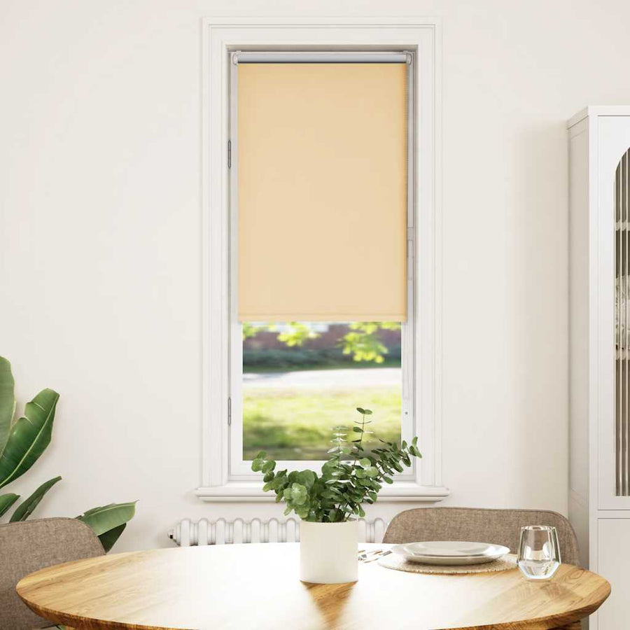 Rolgordijn Verduisterend 55X175Cm Stofbreedte 50,7 Cm Polyester Beige 55 cm 175 cm