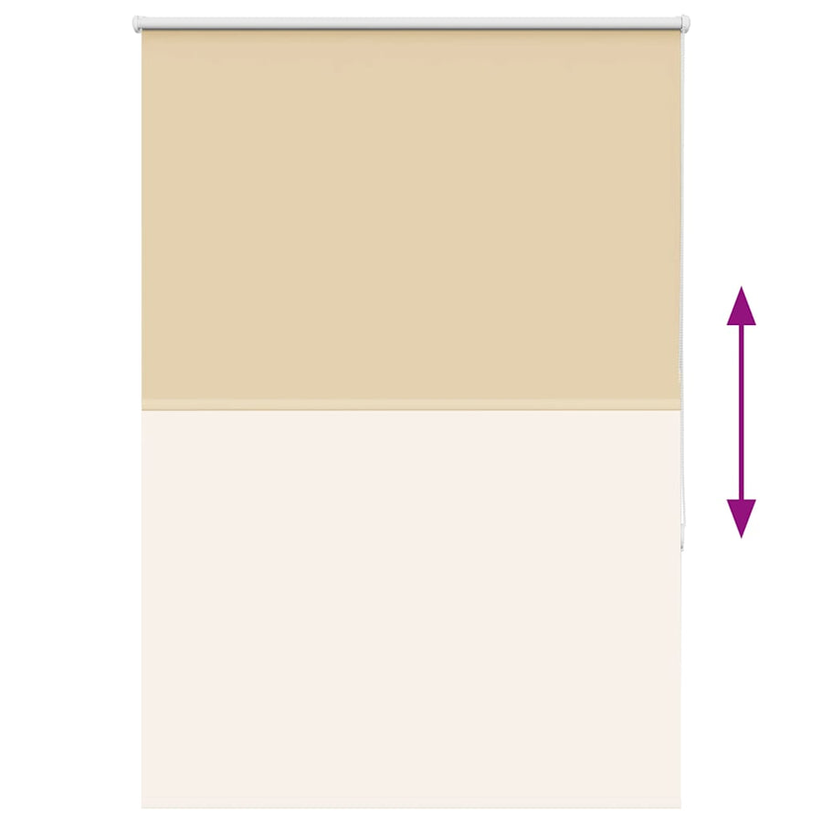 Rolgordijn verduisterend 105x175 cm stofbreedte 100,7 cm beige