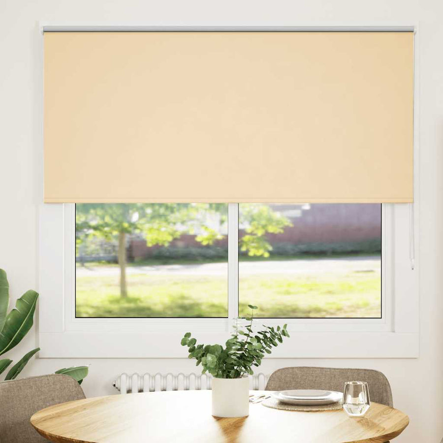 Rolgordijn verduisterend 160x175 cm stofbreedte 156,6 cm beige