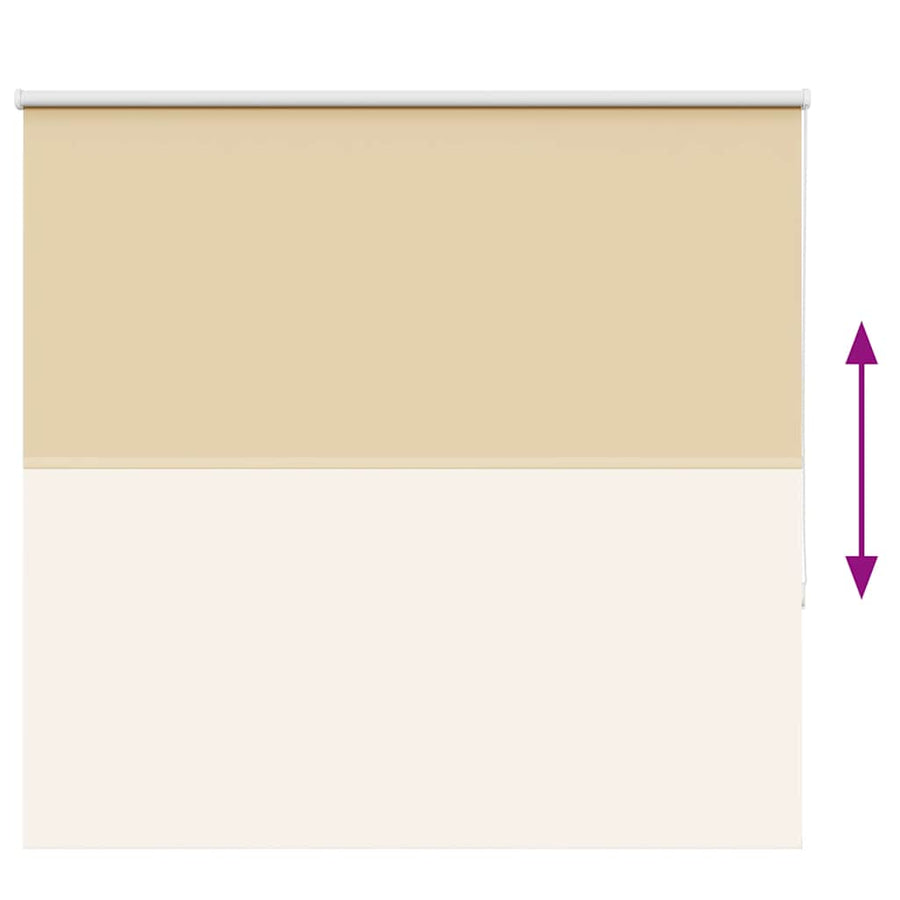 Rolgordijn verduisterend 160x175 cm stofbreedte 156,6 cm beige