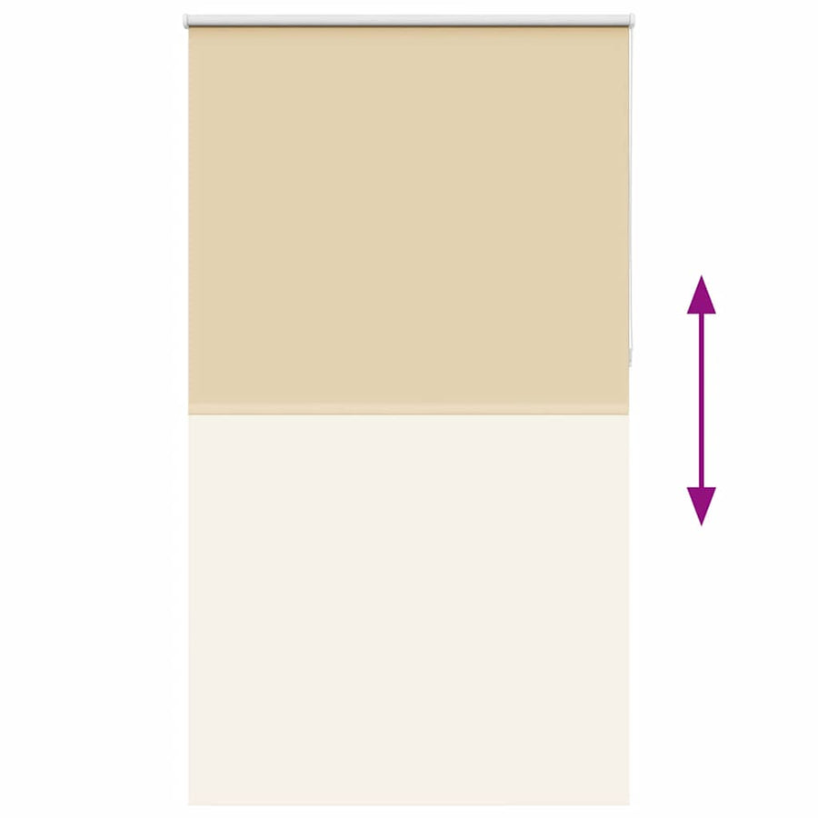 Rolgordijn verduisterend 120x210 cm stofbreedte 116,6 cm beige