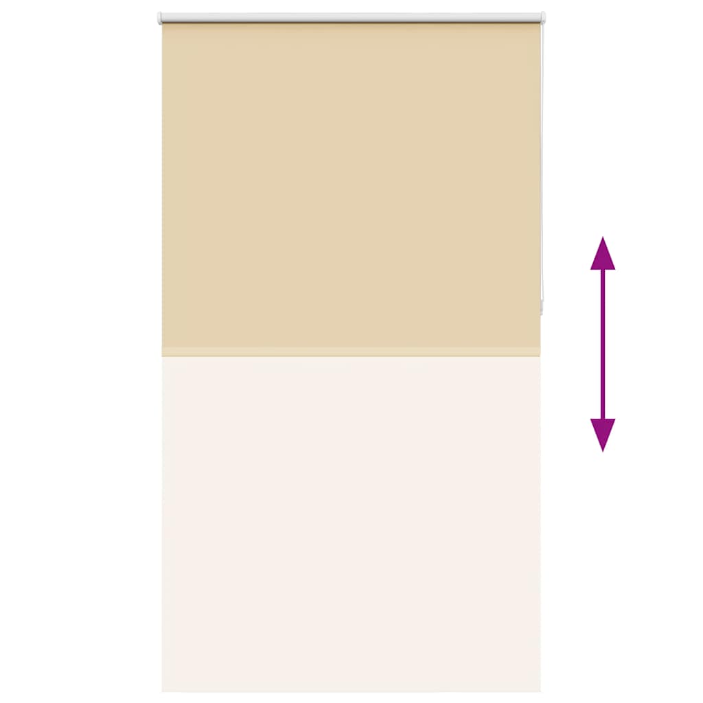 Rolgordijn verduisterend 130x210 cm stofbreedte 126,6 cm beige