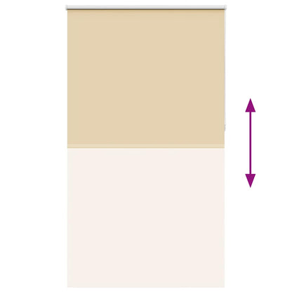 Rolgordijn verduisterend 130x210 cm stofbreedte 126,6 cm beige